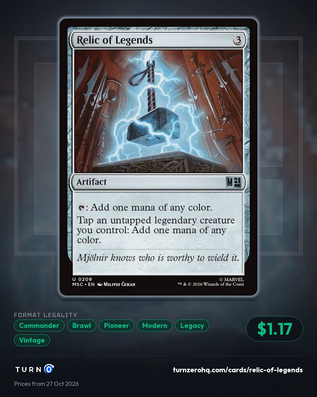 Shareable picture of Relic of Legends