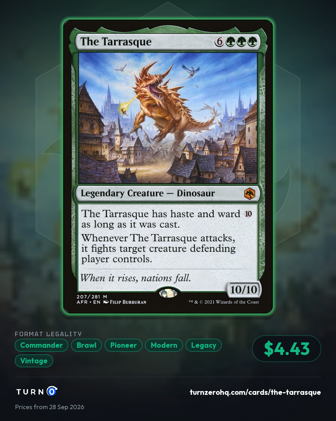Shareable picture of The Tarrasque