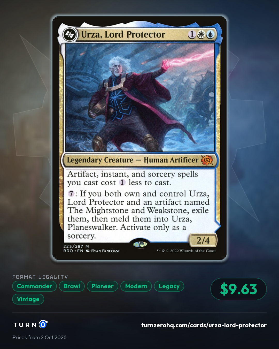 Shareable picture of Urza, Lord Protector