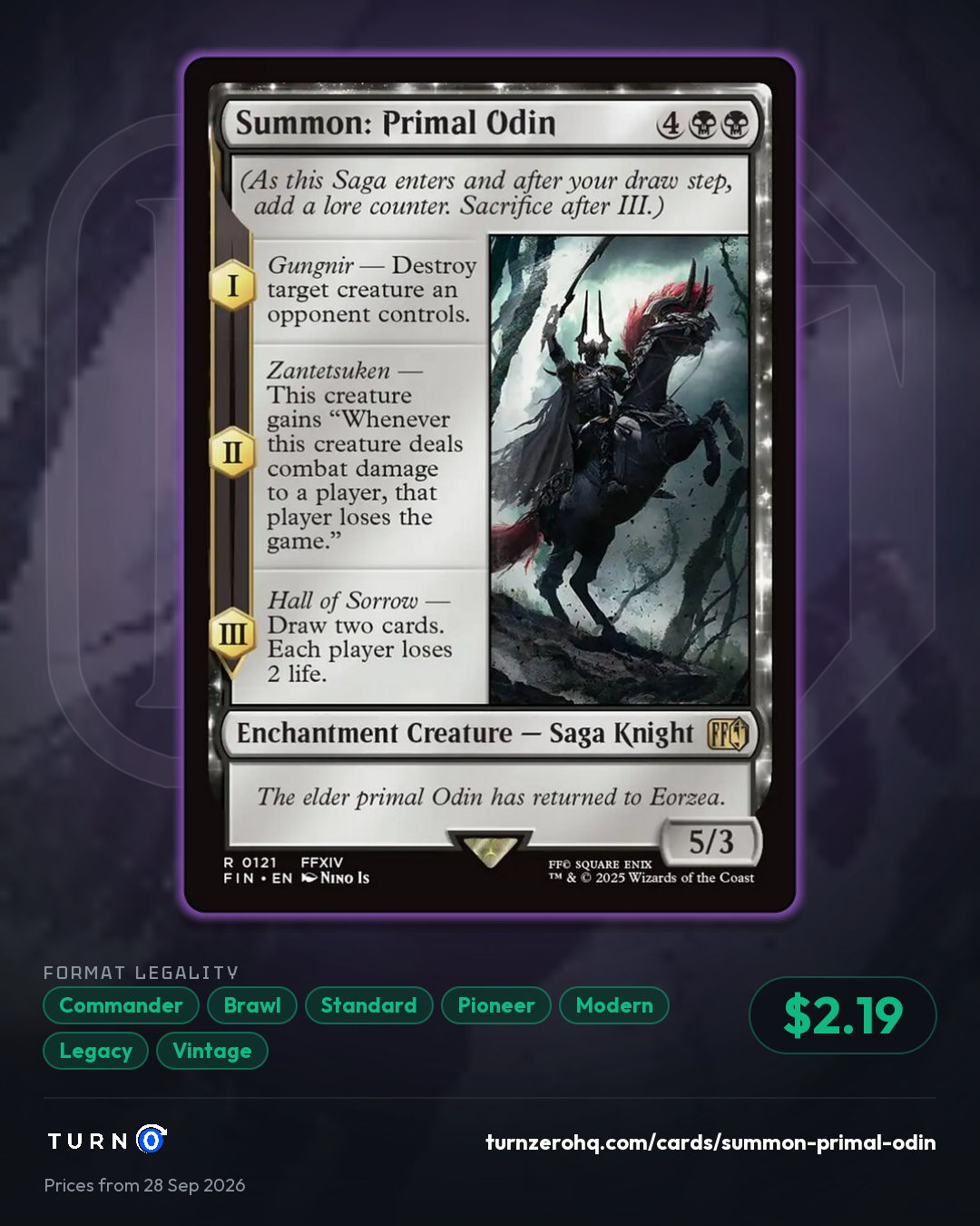 Shareable picture of Summon: Primal Odin