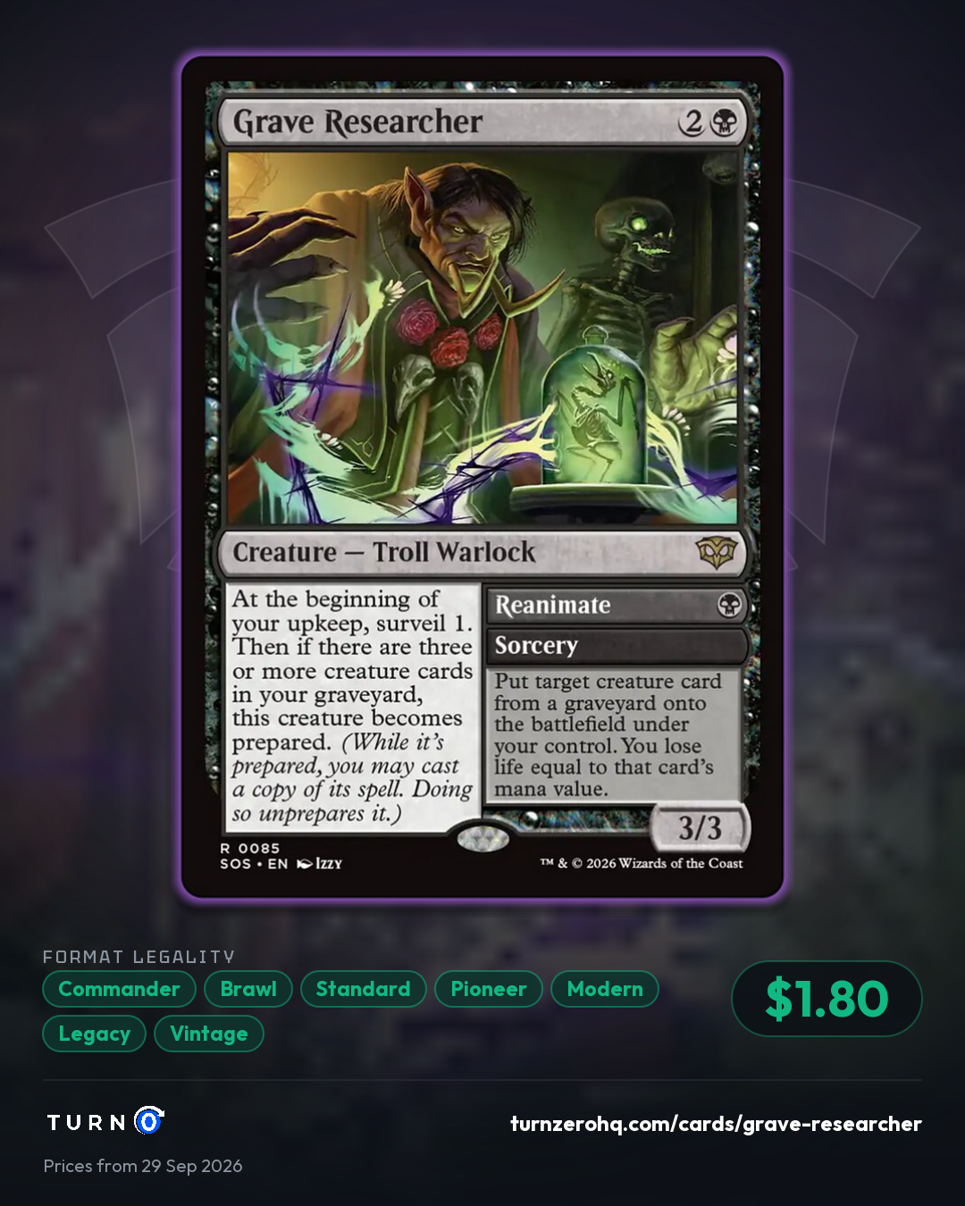 Shareable picture of Grave Researcher