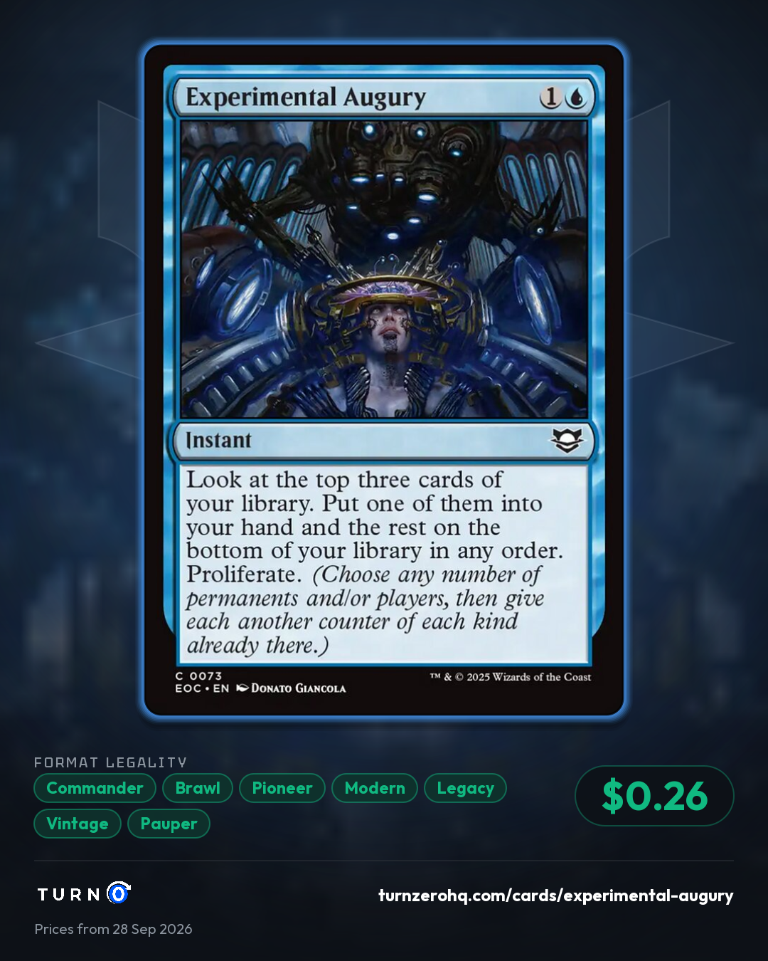 Shareable picture of Experimental Augury