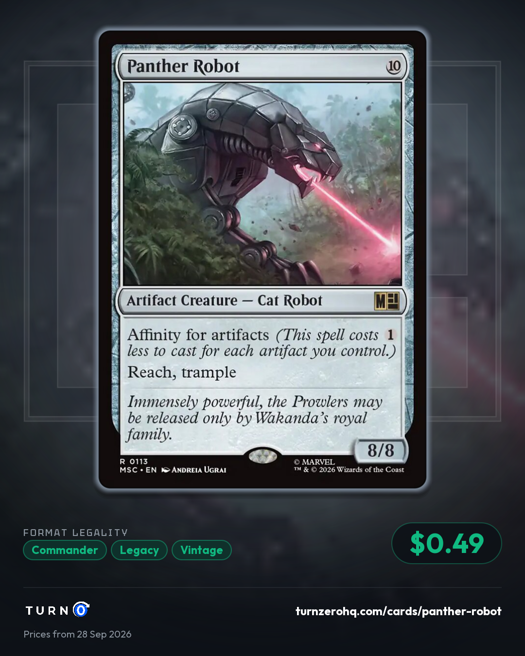 Shareable picture of Panther Robot