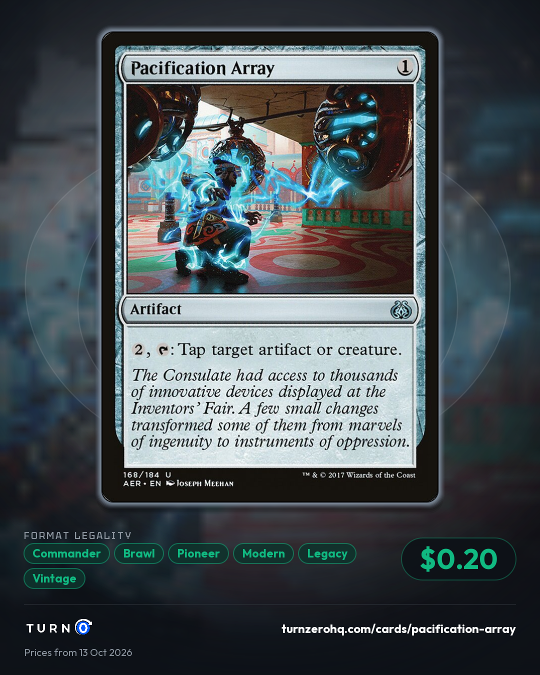Shareable picture of Pacification Array
