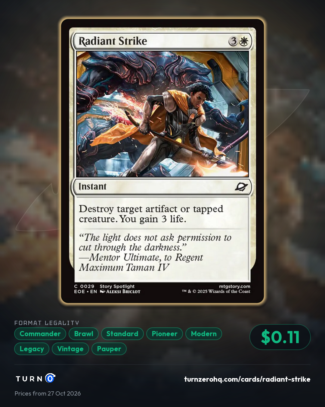 Shareable picture of Radiant Strike