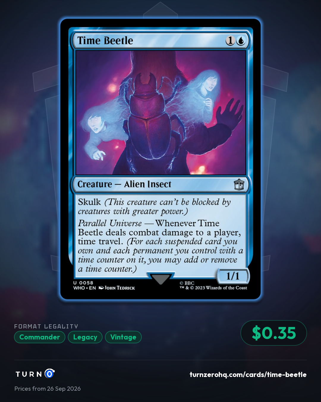 Shareable picture of Time Beetle