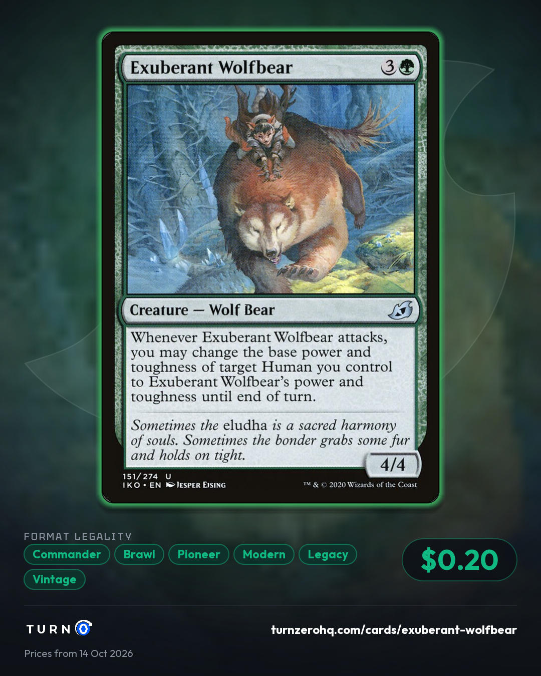 Shareable picture of Exuberant Wolfbear