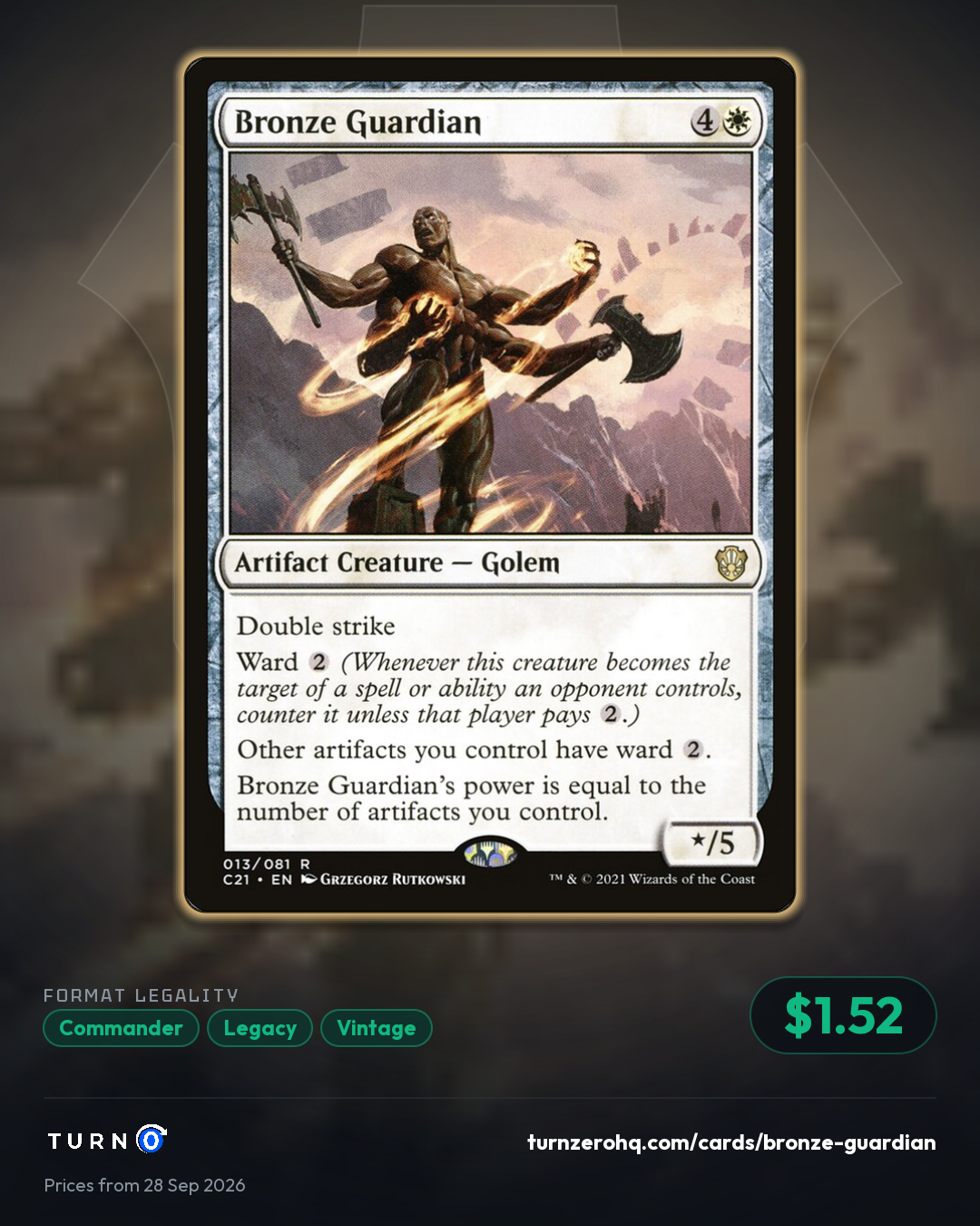 Shareable picture of Bronze Guardian