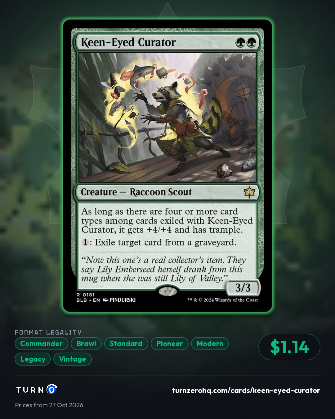 Shareable picture of Keen-Eyed Curator