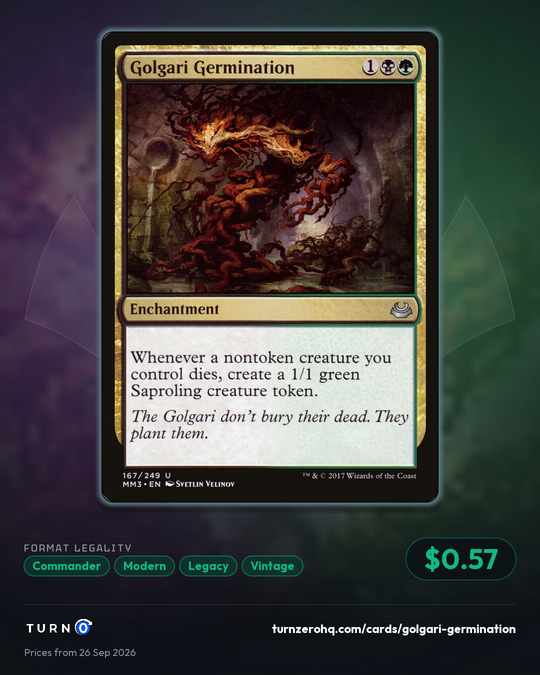 Shareable picture of Golgari Germination