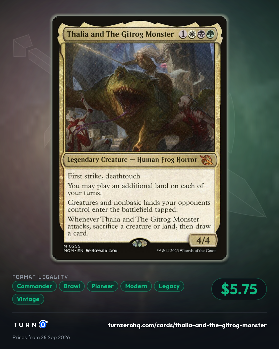 Shareable picture of Thalia and The Gitrog Monster