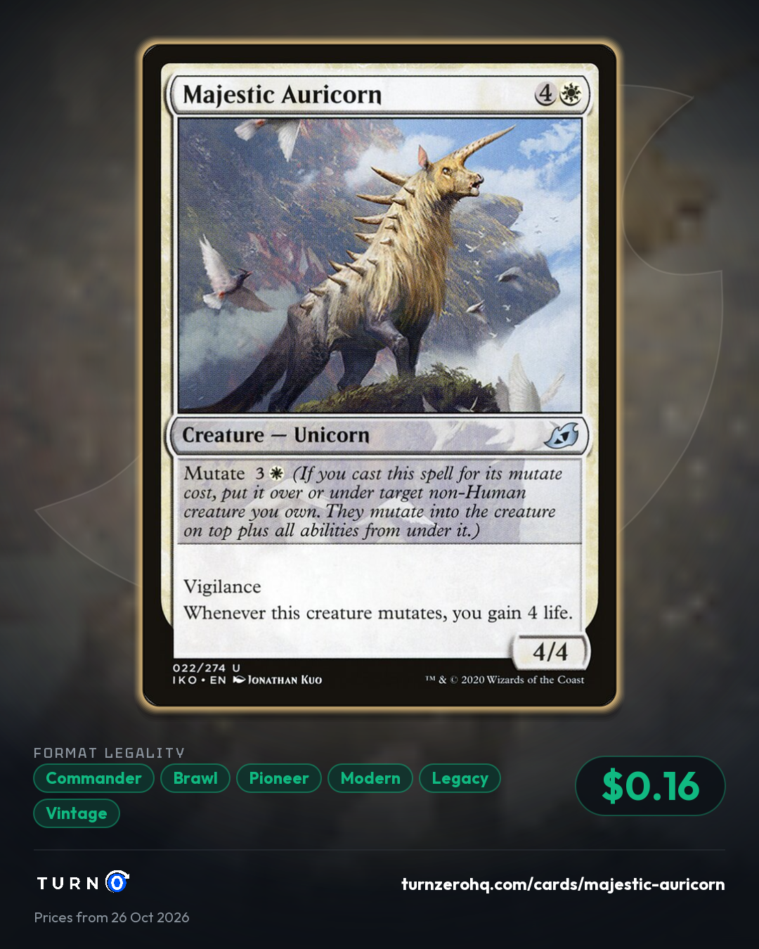 Shareable picture of Majestic Auricorn