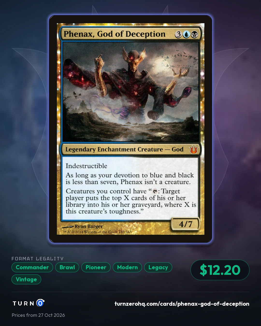 Shareable picture of Phenax, God of Deception