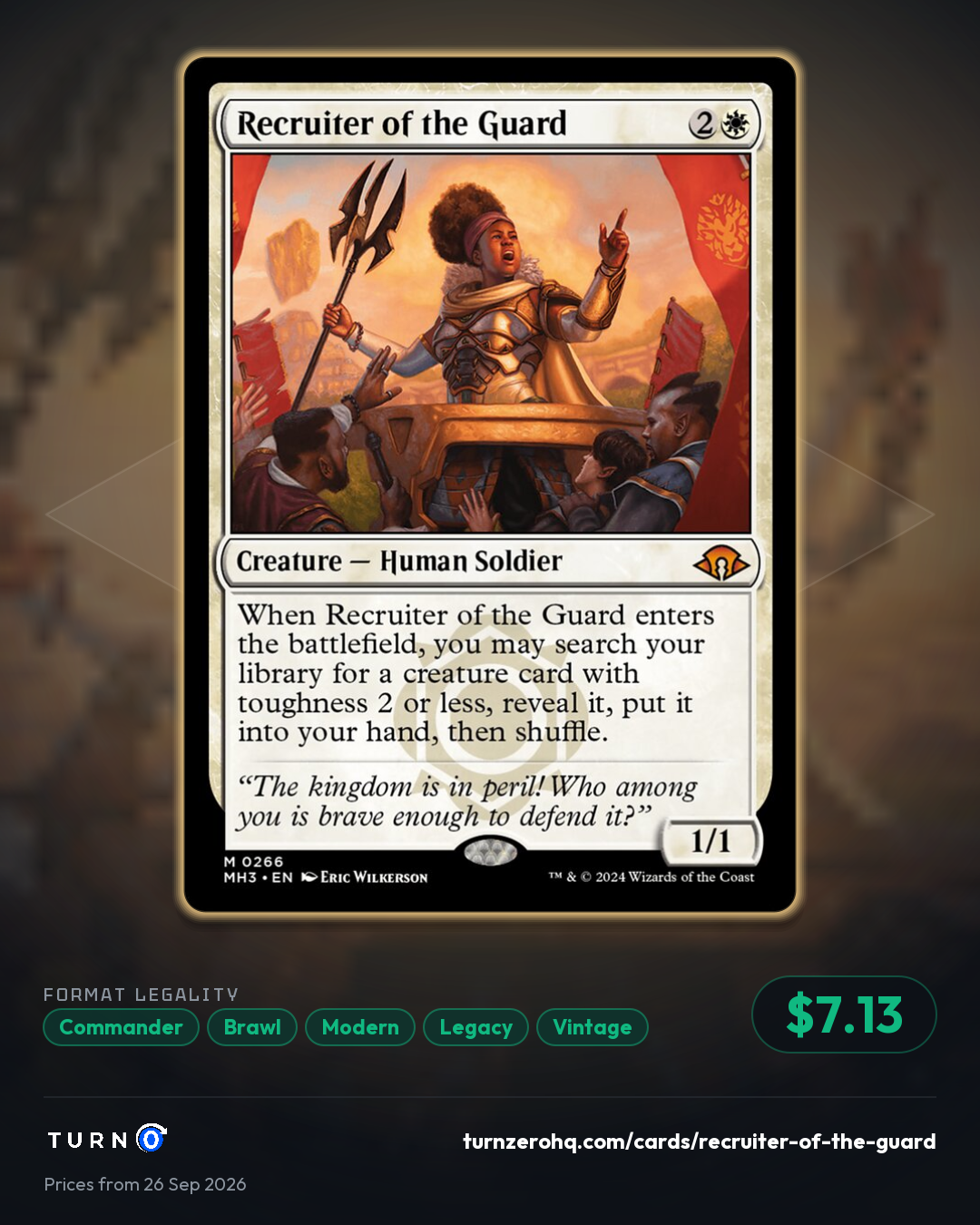 Shareable picture of Recruiter of the Guard