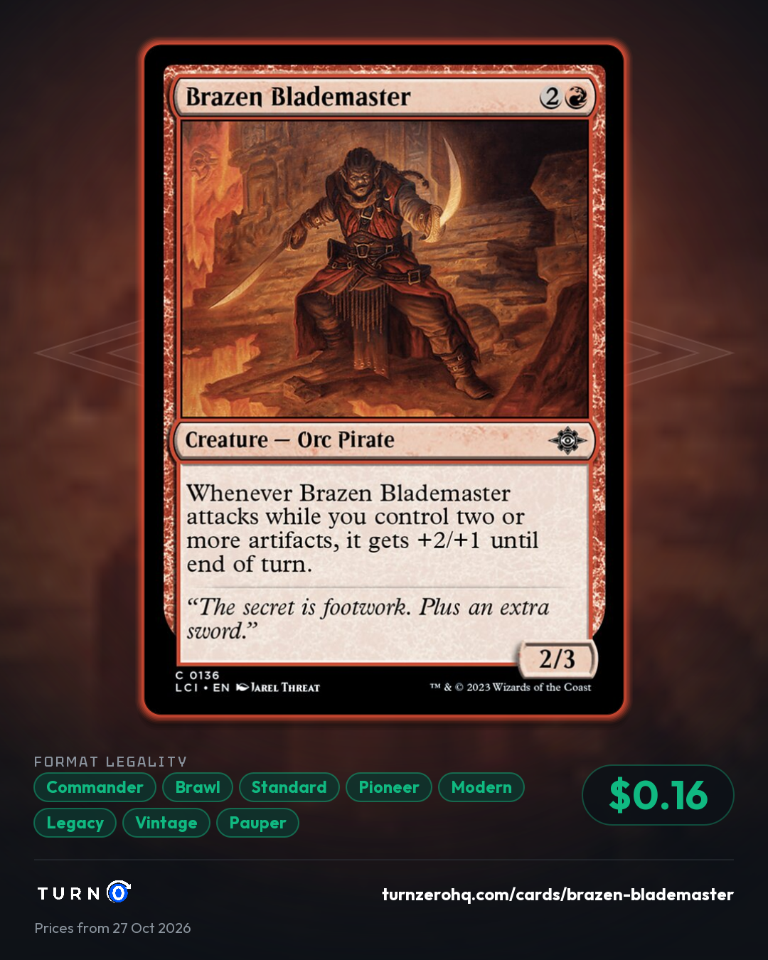 Shareable picture of Brazen Blademaster