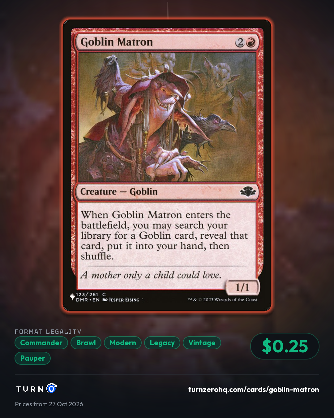 Shareable picture of Goblin Matron