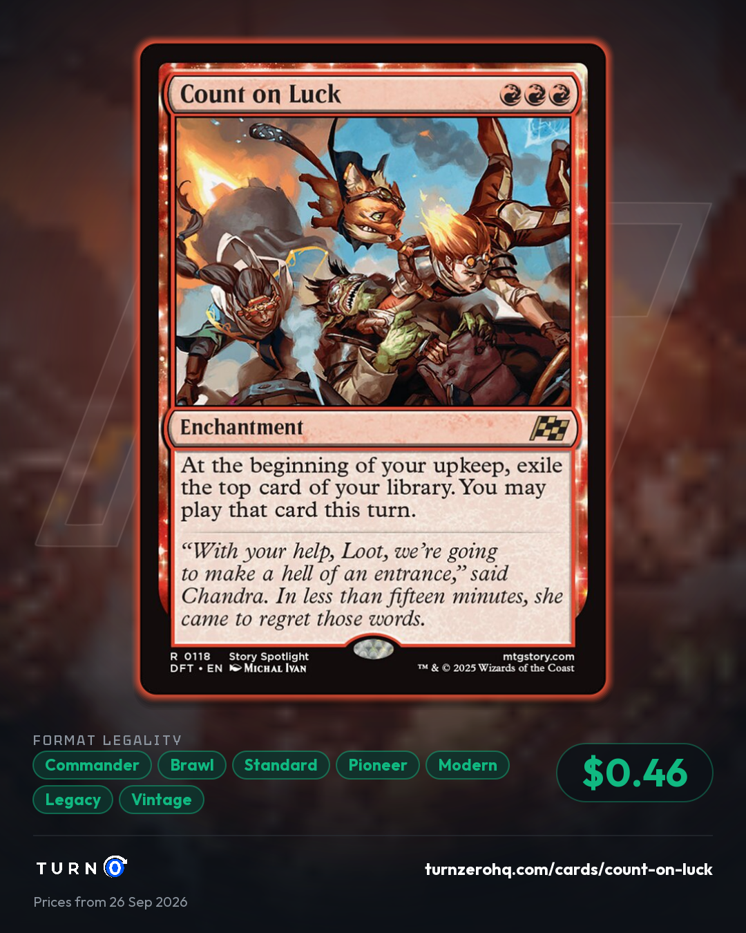 Shareable picture of Count on Luck