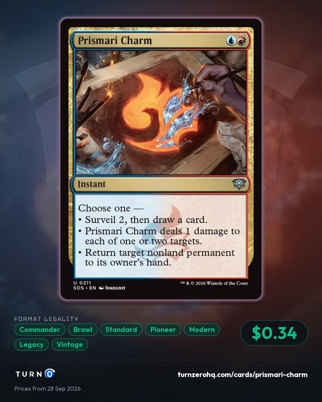 Shareable picture of Prismari Charm