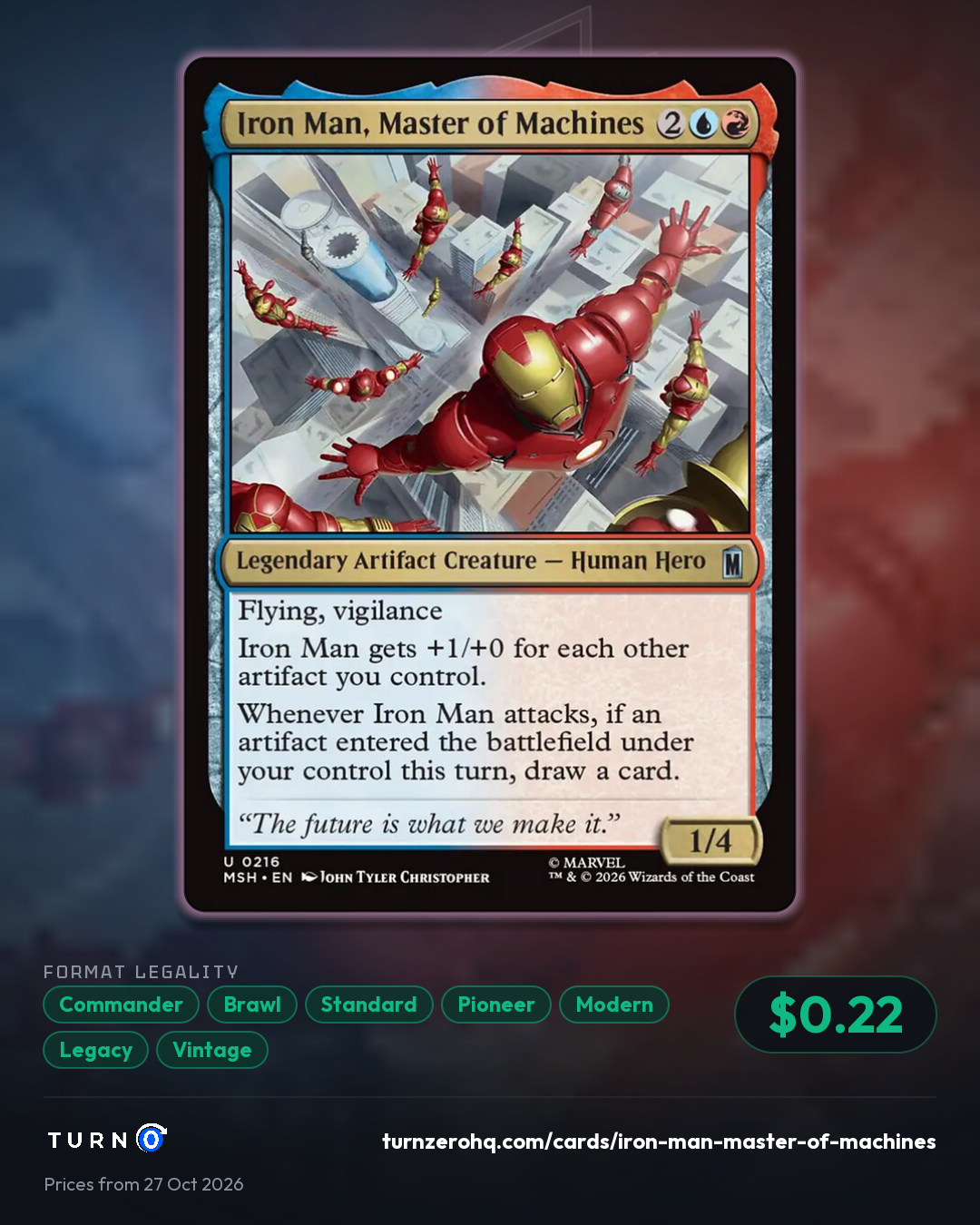Shareable picture of Iron Man, Master of Machines