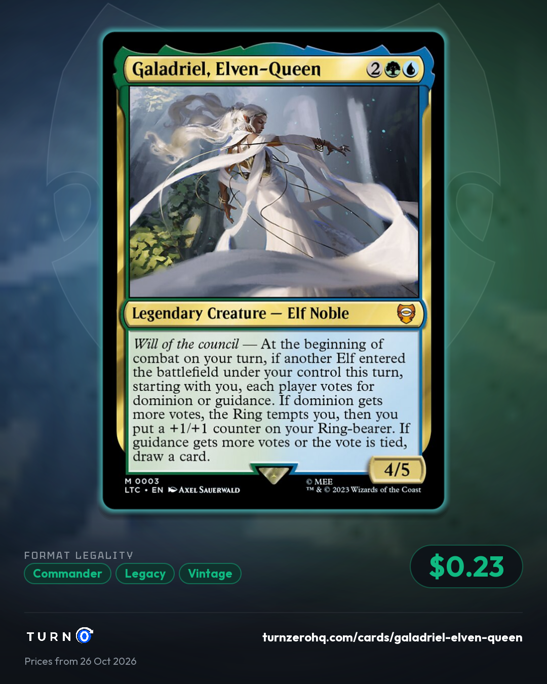 Shareable picture of Galadriel, Elven-Queen