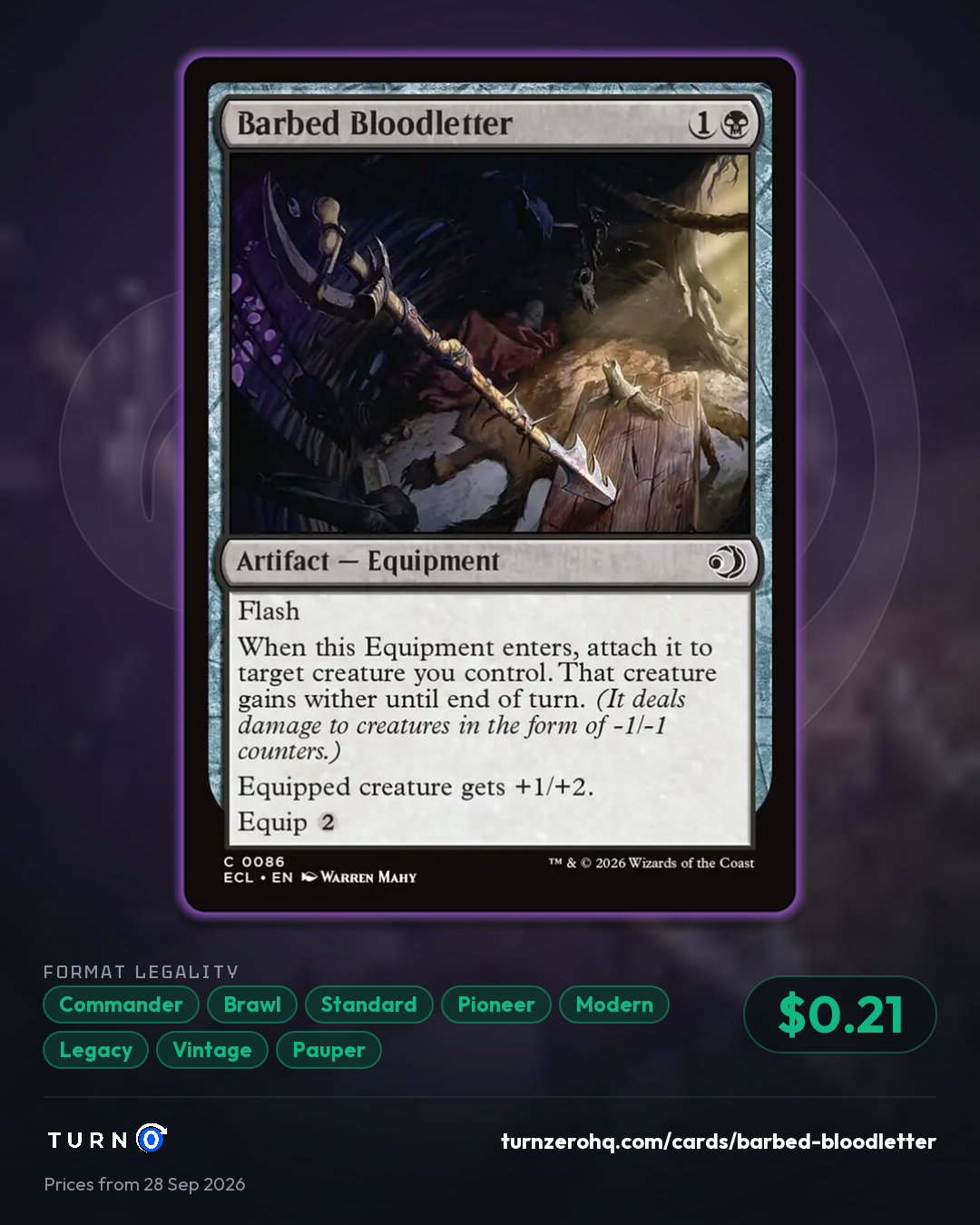 Shareable picture of Barbed Bloodletter