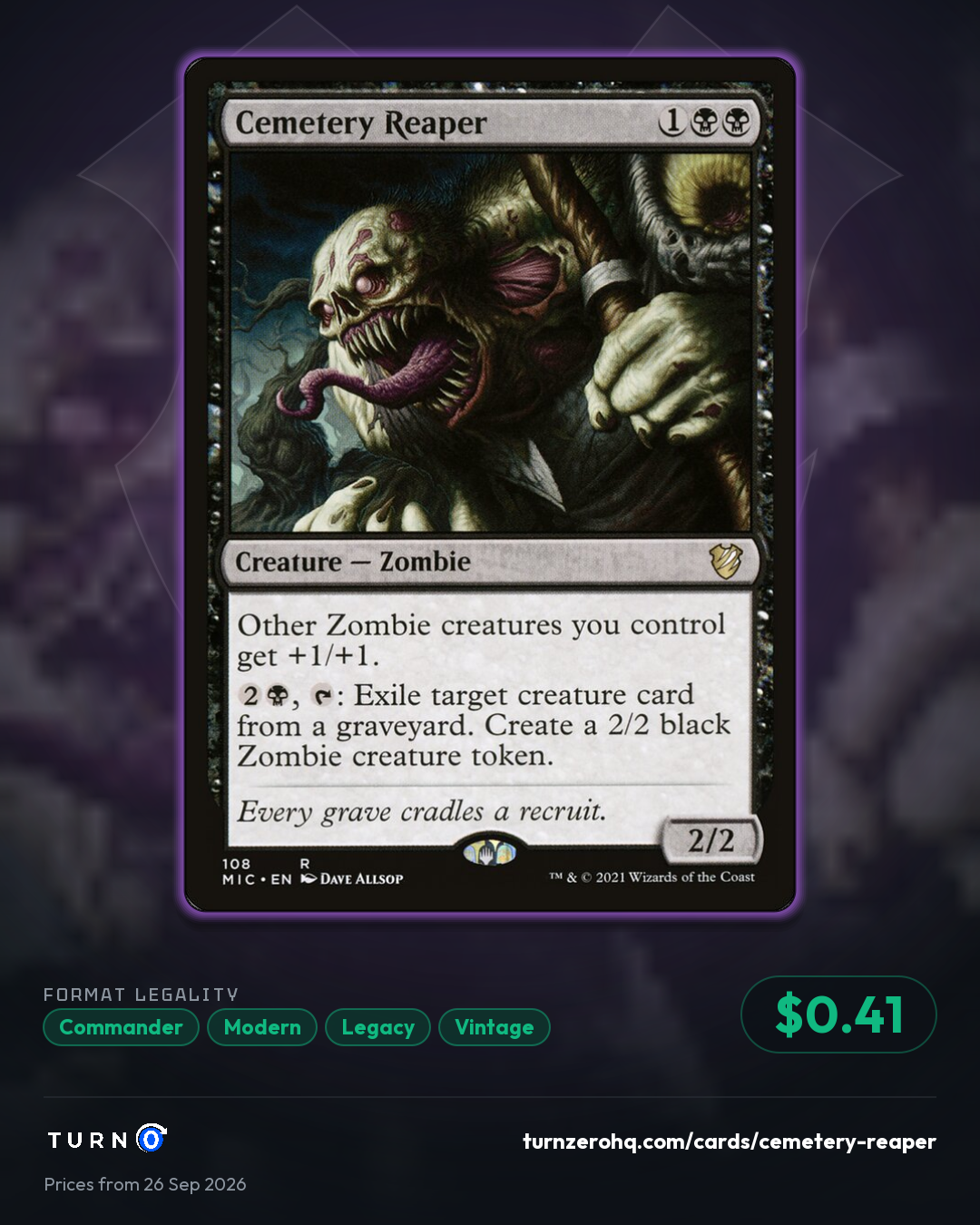 Shareable picture of Cemetery Reaper