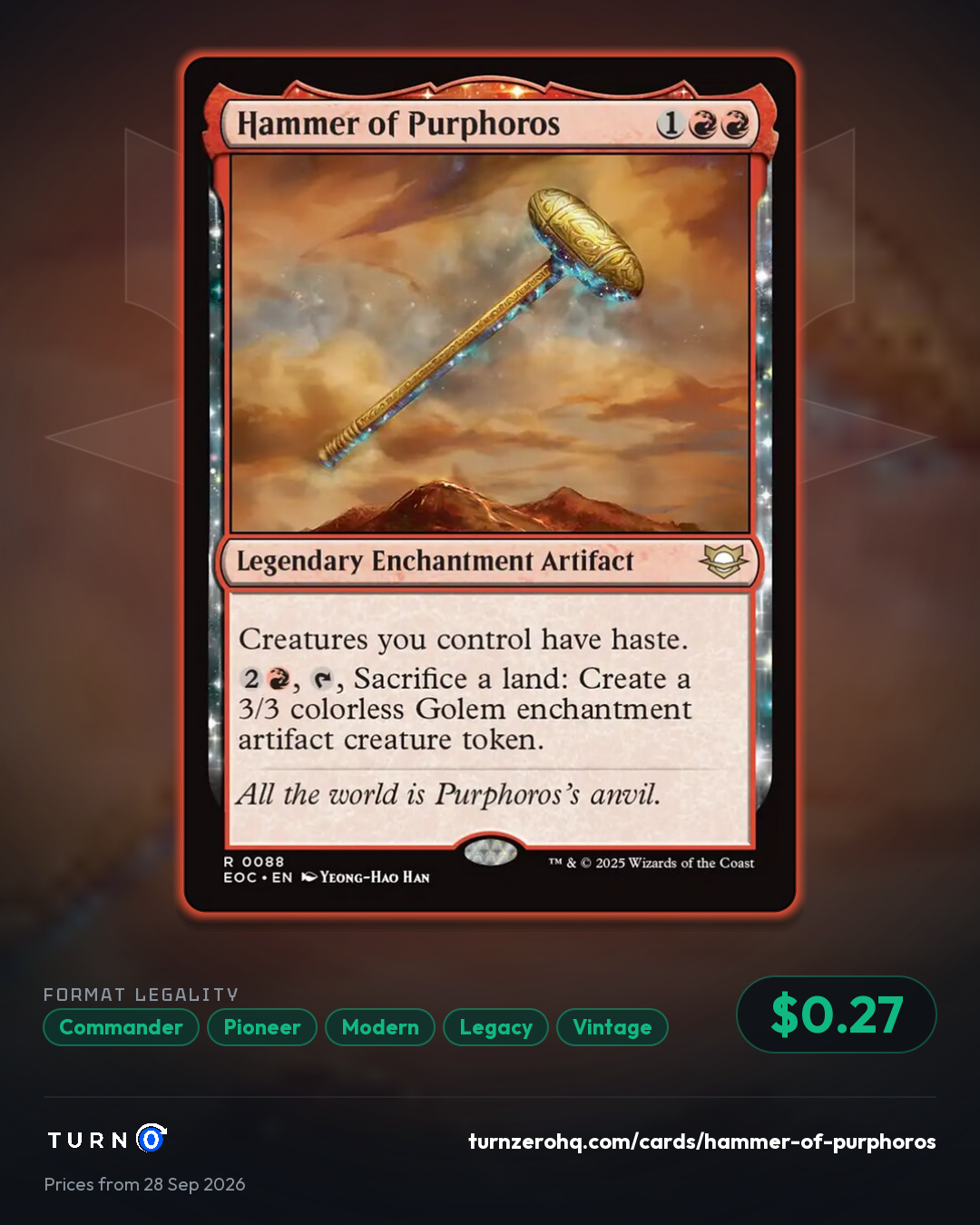 Shareable picture of Hammer of Purphoros