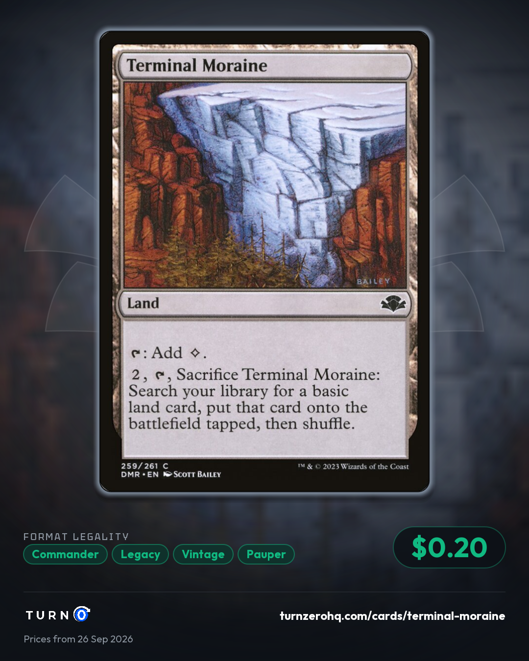 Shareable picture of Terminal Moraine