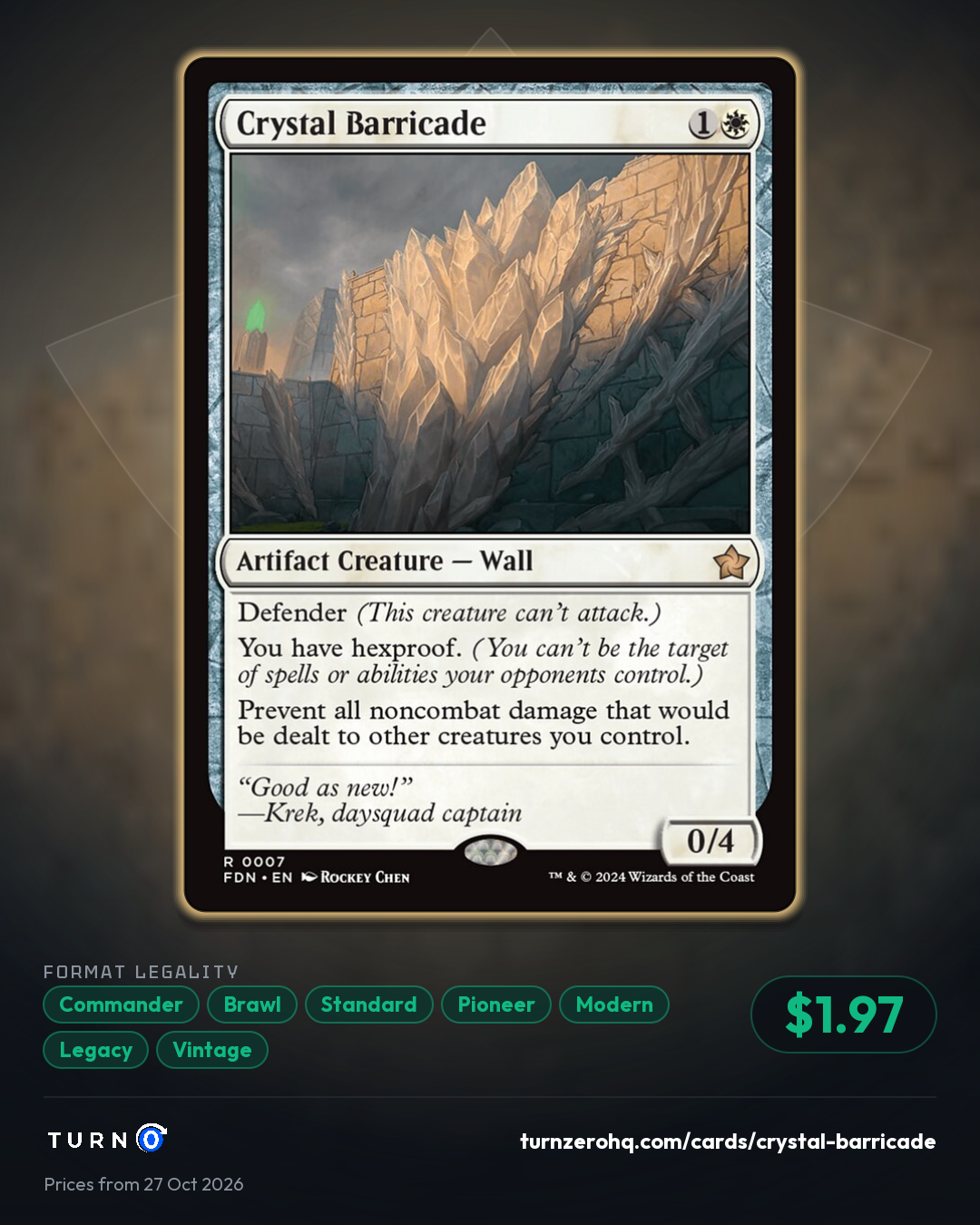 Shareable picture of Crystal Barricade
