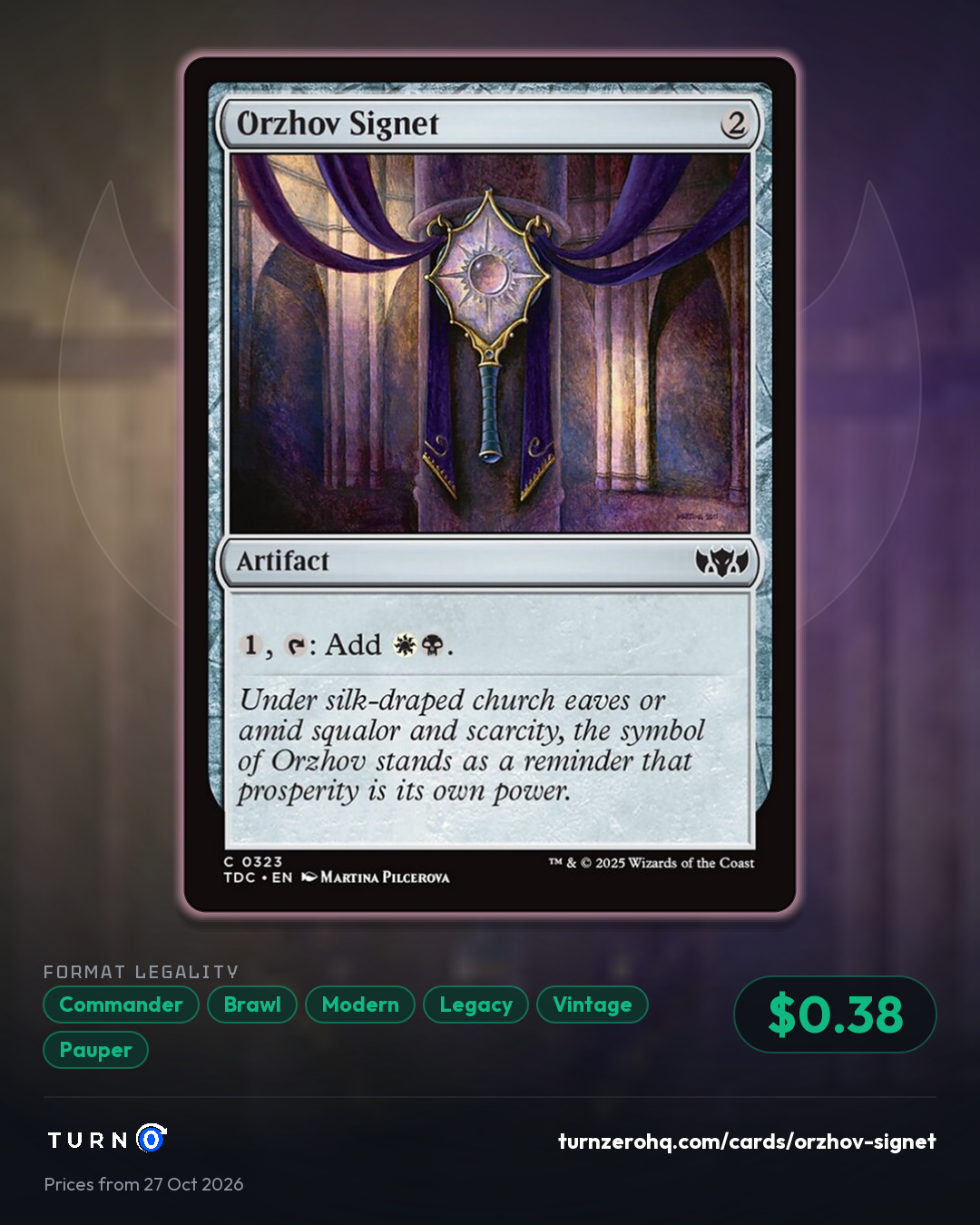 Shareable picture of Orzhov Signet