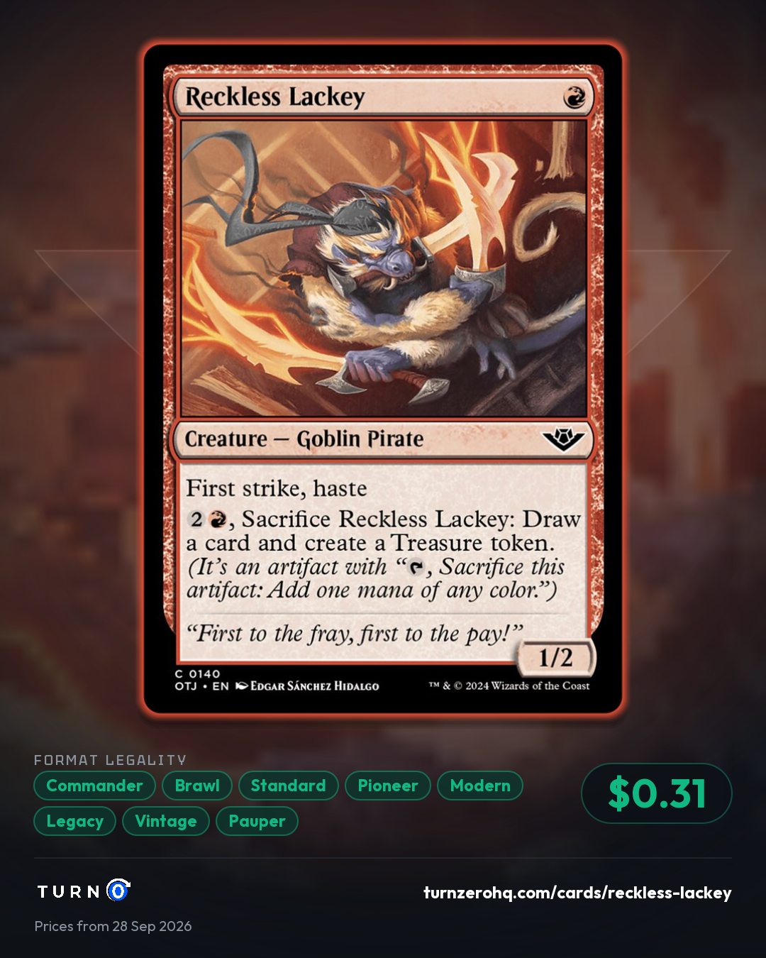 Shareable picture of Reckless Lackey