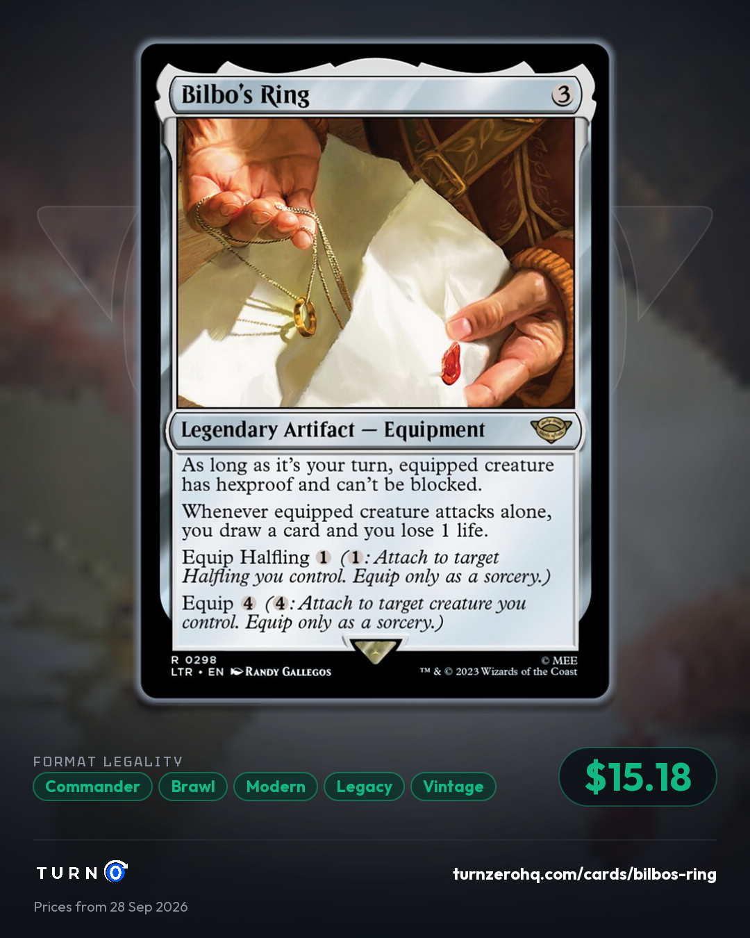 Shareable picture of Bilbo's Ring