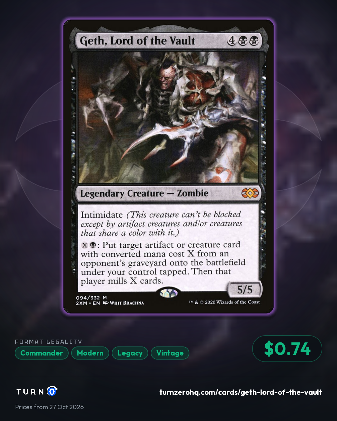 Shareable picture of Geth, Lord of the Vault