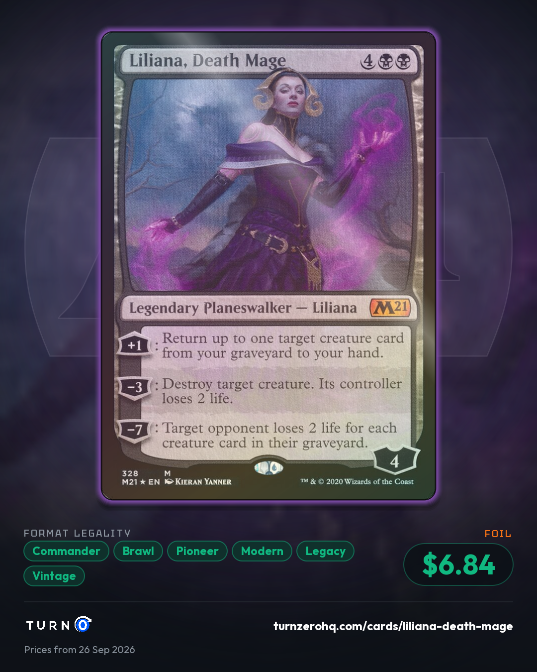 Shareable picture of Liliana, Death Mage