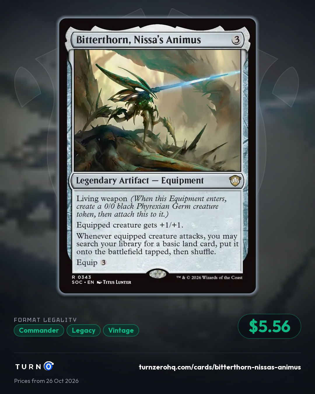 Shareable picture of Bitterthorn, Nissa's Animus