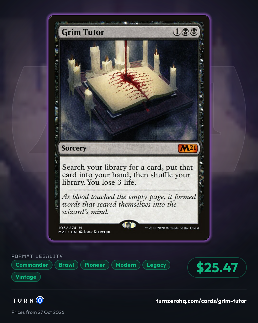 Shareable picture of Grim Tutor