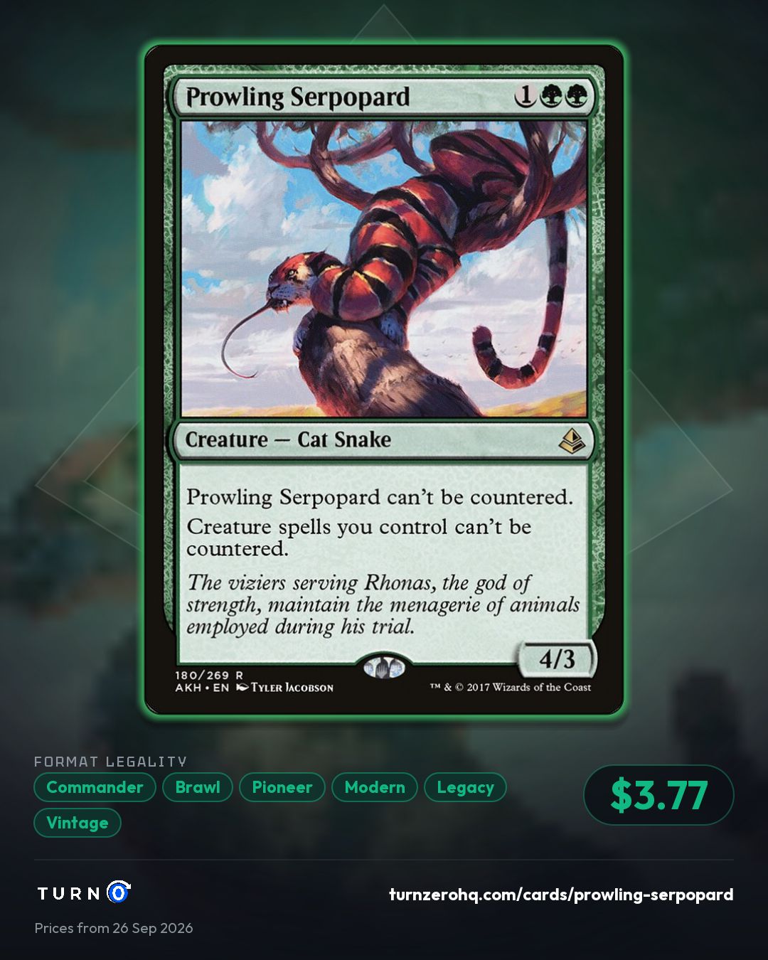 Shareable picture of Prowling Serpopard