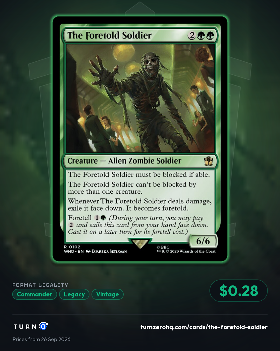 Shareable picture of The Foretold Soldier