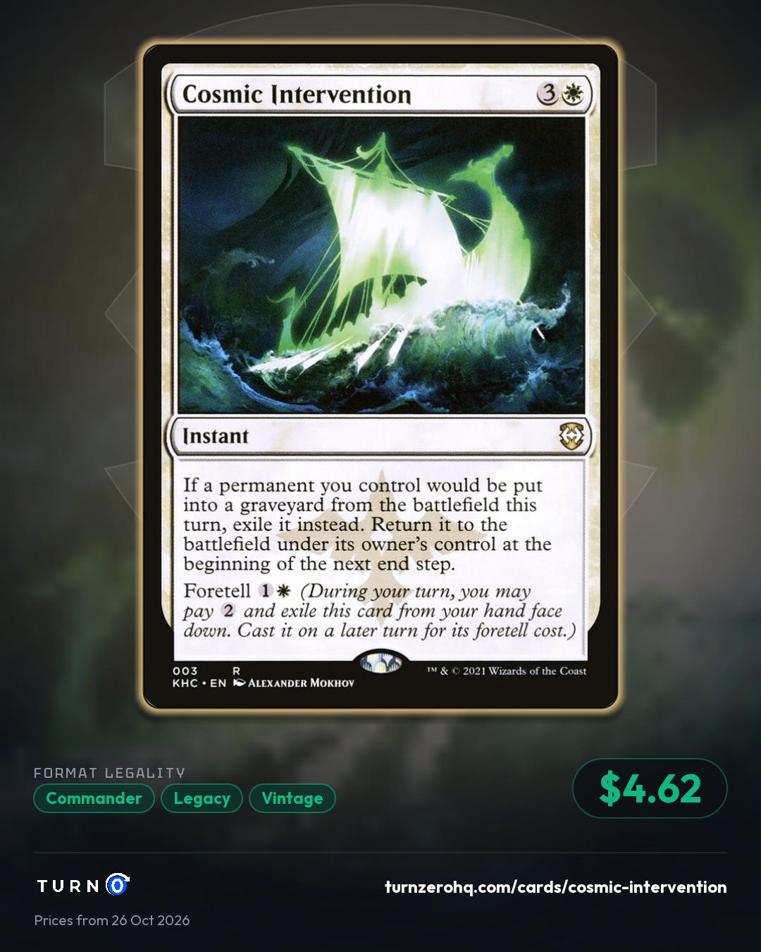 Shareable picture of Cosmic Intervention