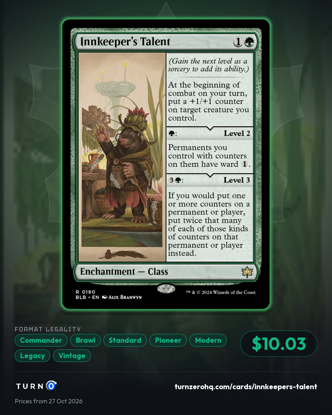 Shareable picture of Innkeeper's Talent