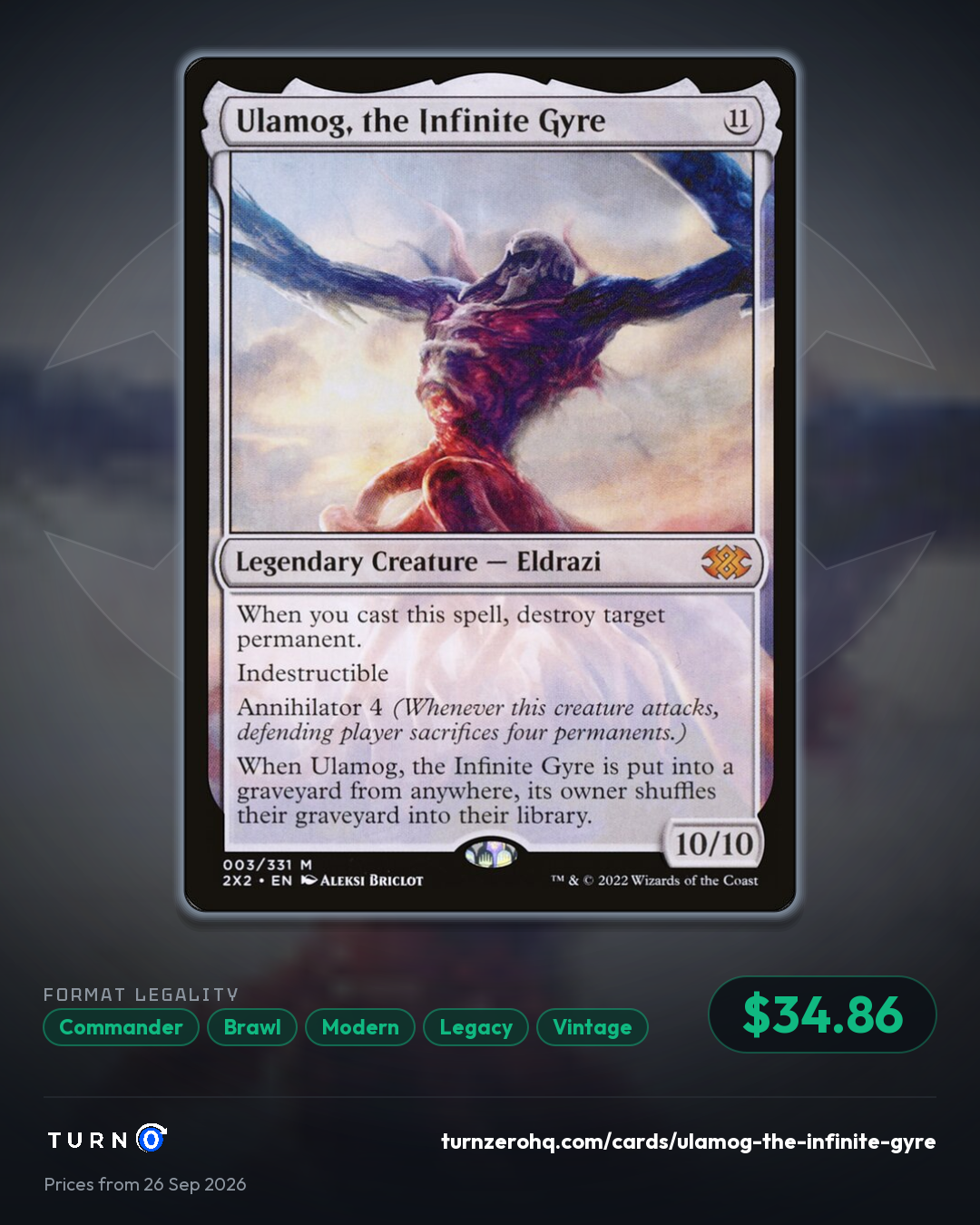 Shareable picture of Ulamog, the Infinite Gyre