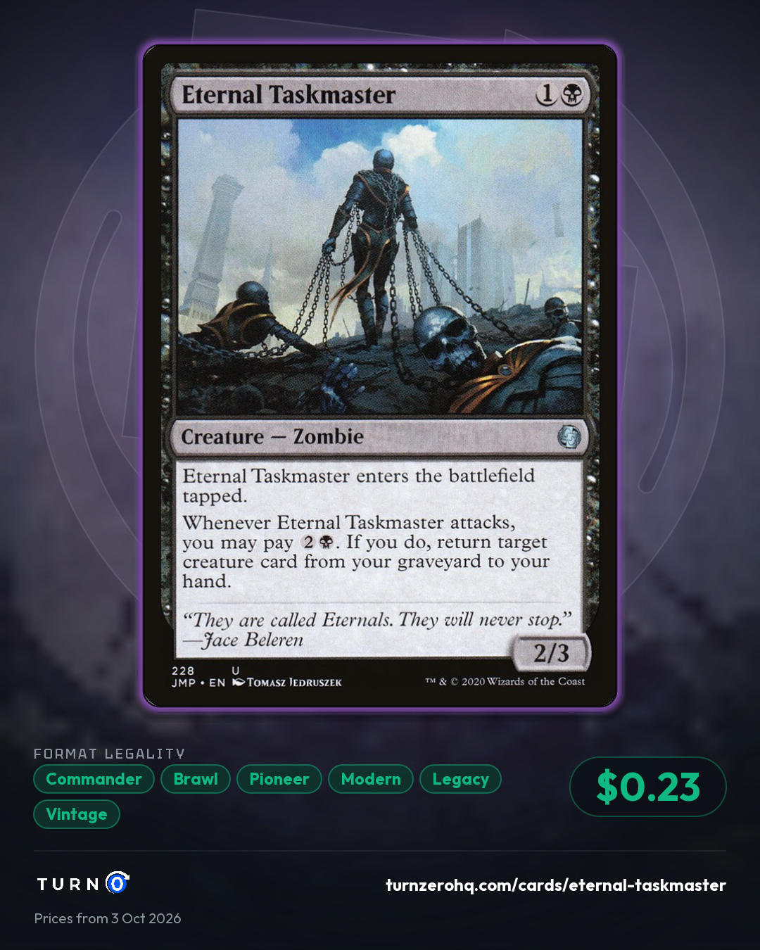 Shareable picture of Eternal Taskmaster