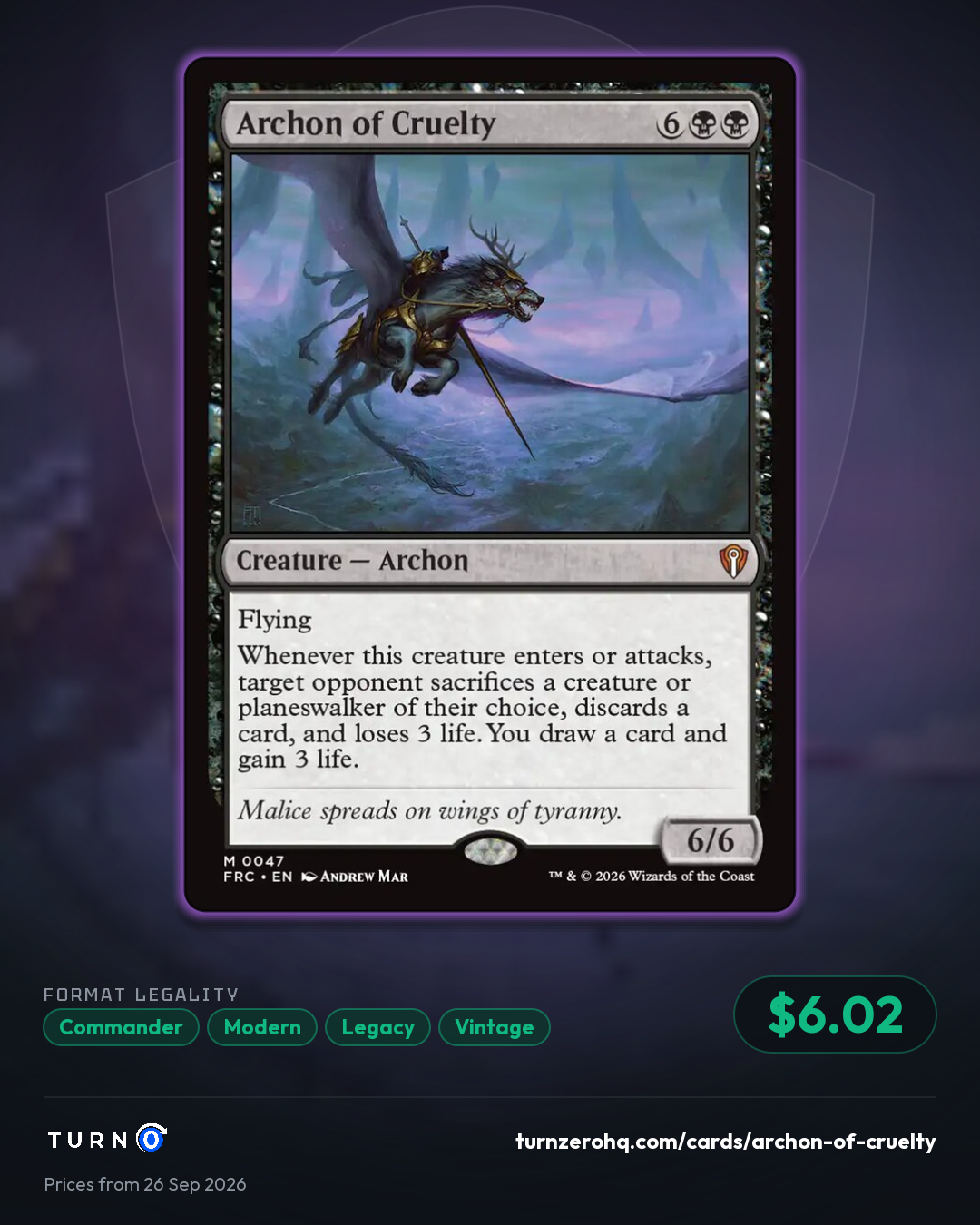 Shareable picture of Archon of Cruelty