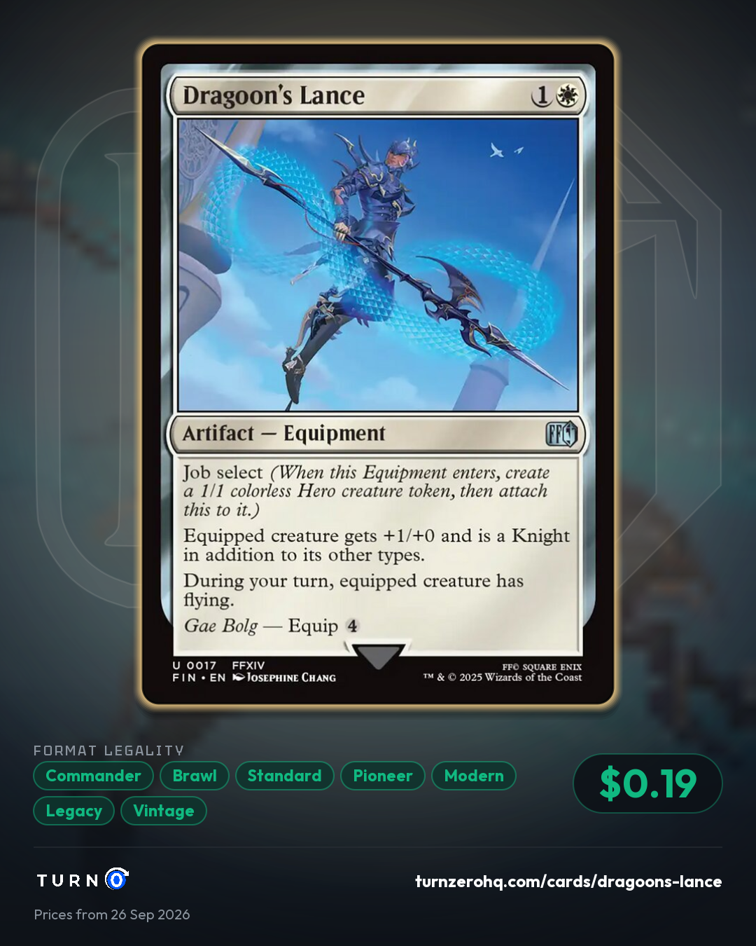 Shareable picture of Dragoon's Lance