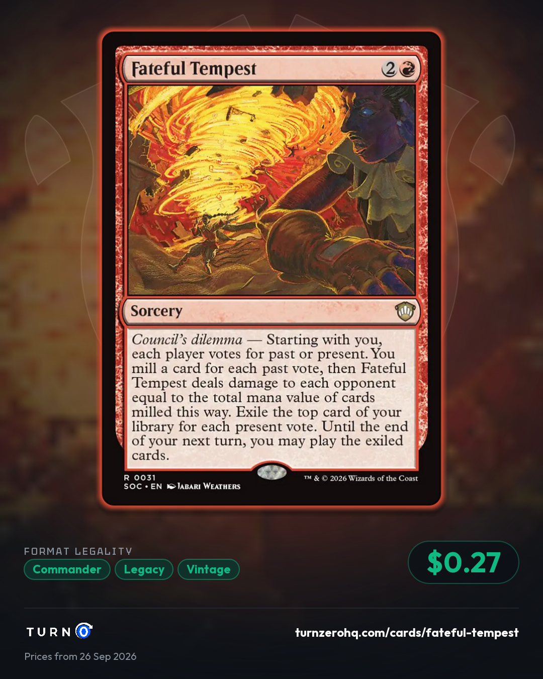 Shareable picture of Fateful Tempest