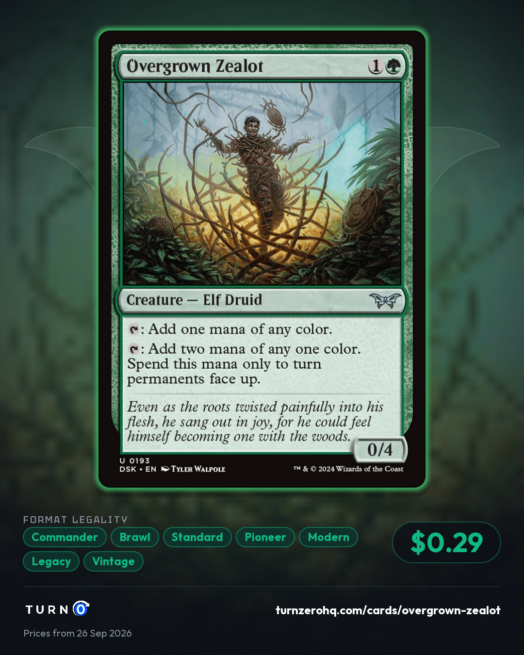 Shareable picture of Overgrown Zealot