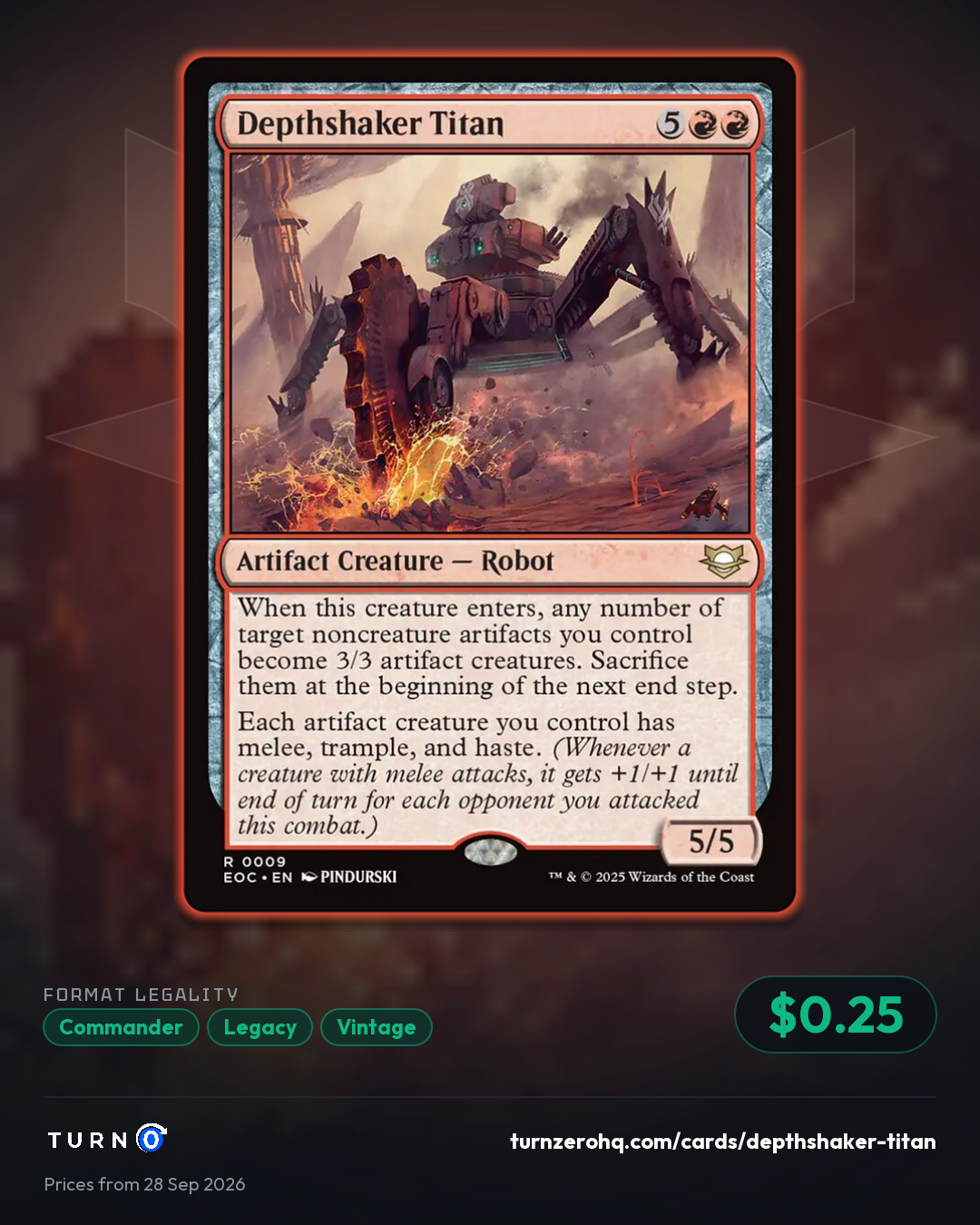 Shareable picture of Depthshaker Titan