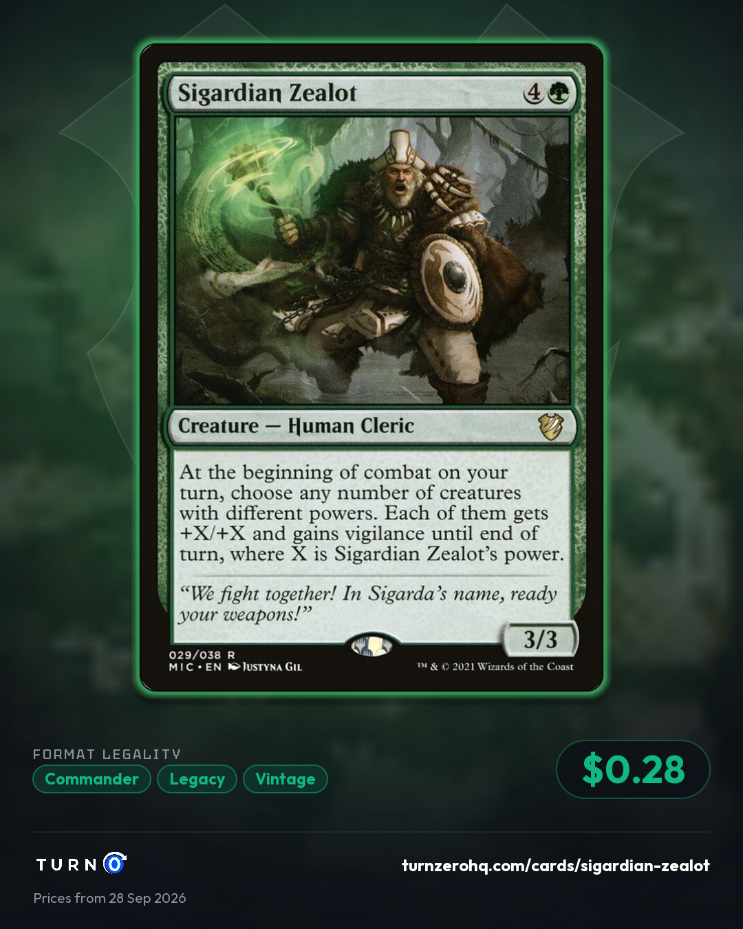Shareable picture of Sigardian Zealot