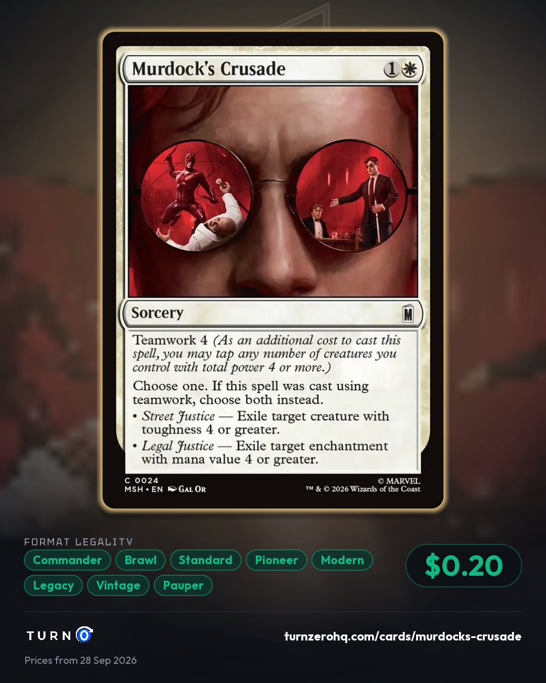 Shareable picture of Murdock's Crusade