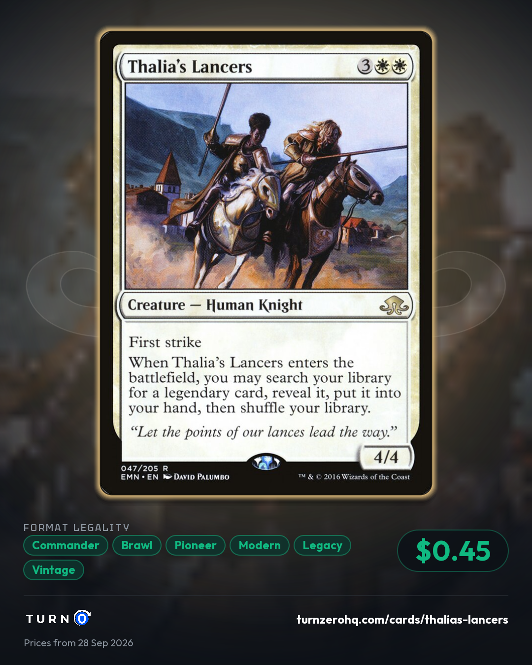 Shareable picture of Thalia's Lancers